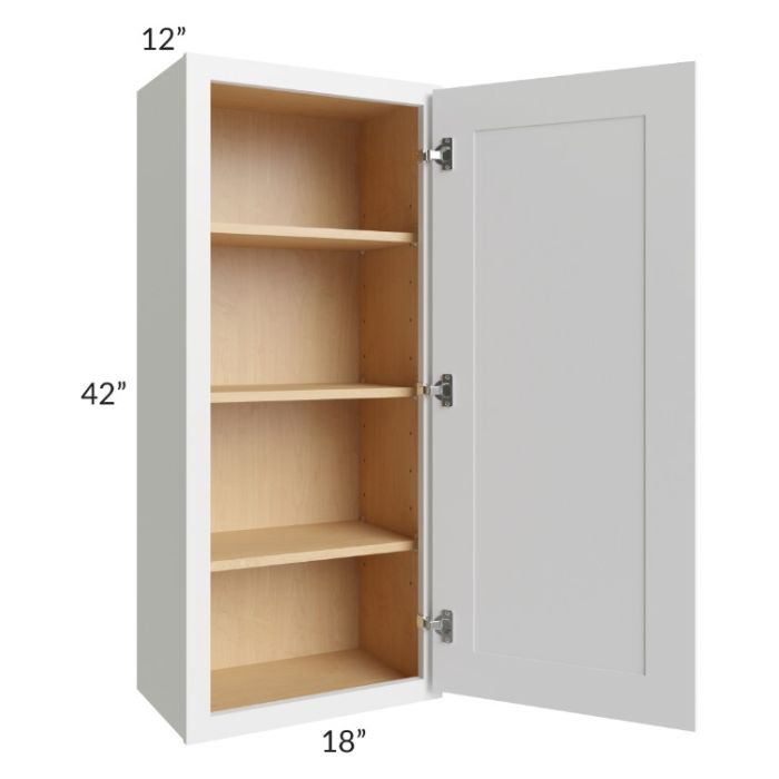 Stratus White 18x42 Wall Cabinet