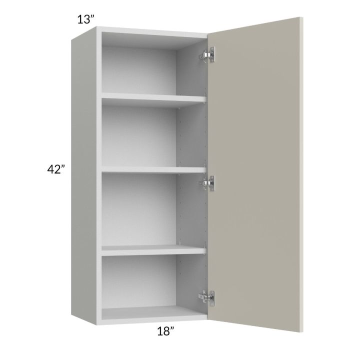 Milan Beige Matte 18x42 Wall Cabinet