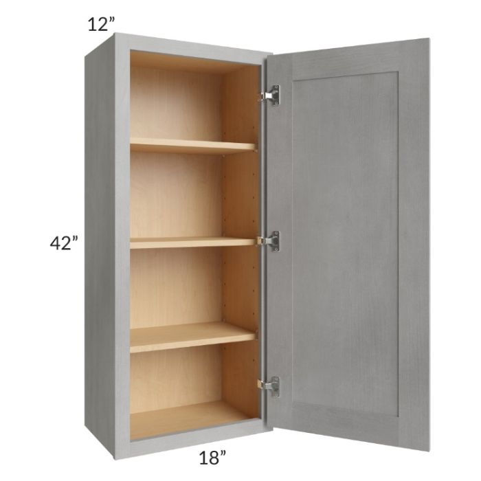 Gramercy Grey Mist 18x42 Wall Cabinet