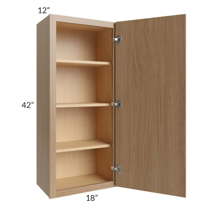 Township Rift Oak 18x42 Wall Cabinet