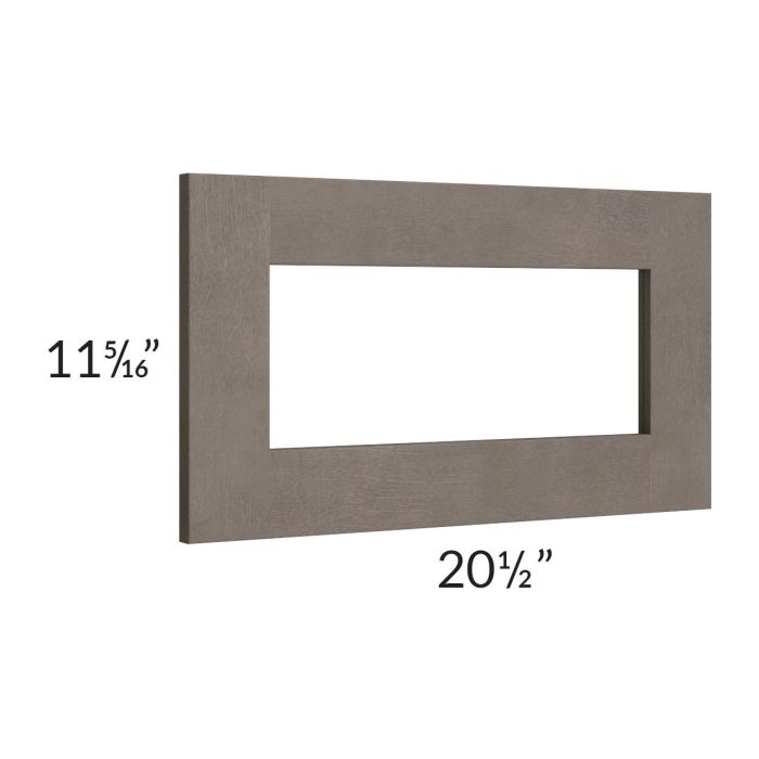Natural Grey Shaker 21x12 Glass Door Only with Glass Included