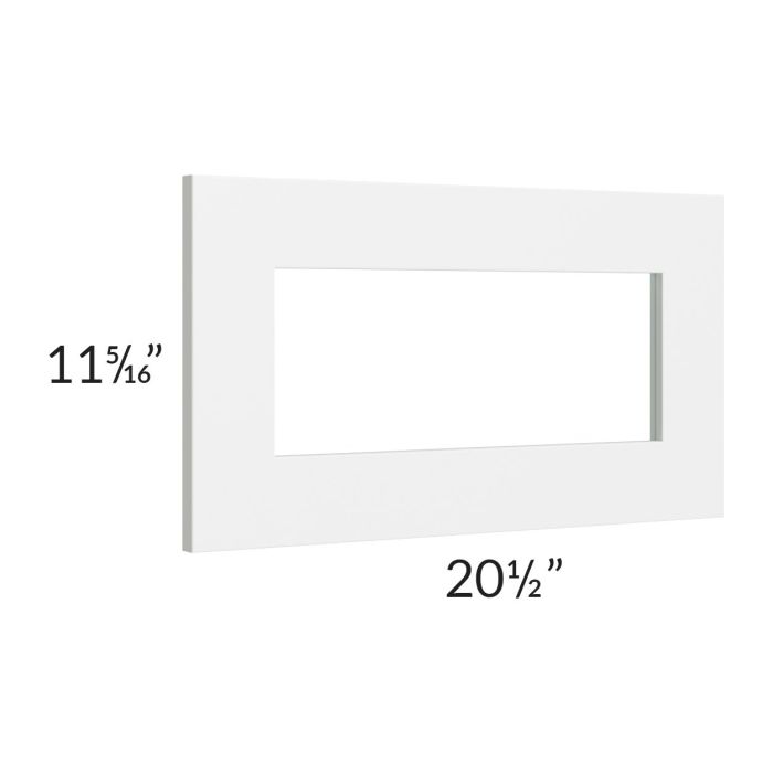 Aspen White Shaker 21x12 Glass Door Only with Glass Included