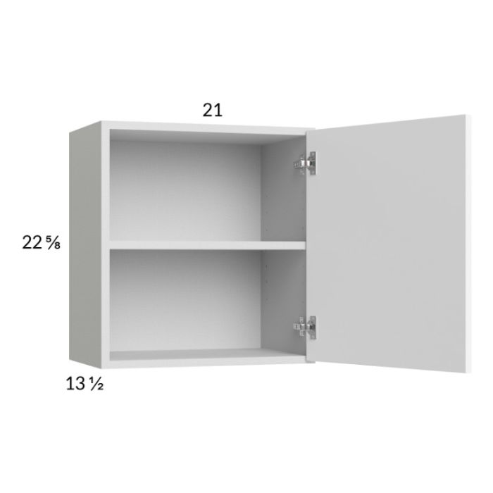 Euro Gloss White 21x22-5/8 Wall Cabinet
