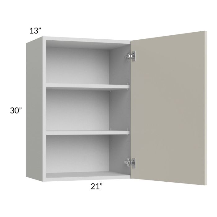 Milan Beige Matte 21x30 Wall Cabinet