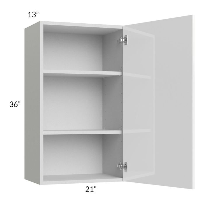Milan White Gloss 21x36 Wall Cabinet