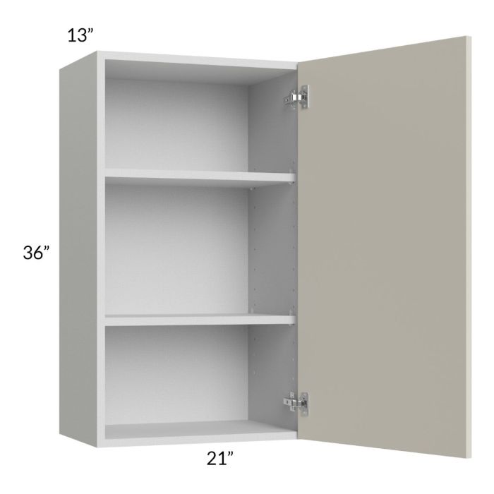 Milan Beige Matte 21x36 Wall Cabinet