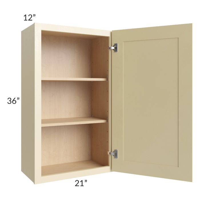 Phoenix Cream Glaze 21x36 Wall Cabinet