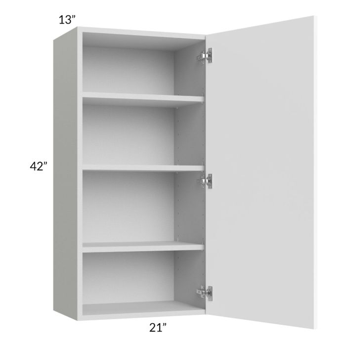 Milan White Matte 21x42 Wall Cabinet