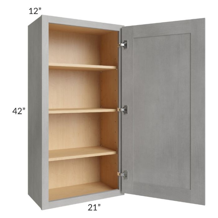 Gramercy Grey Mist 21x42 Wall Cabinet