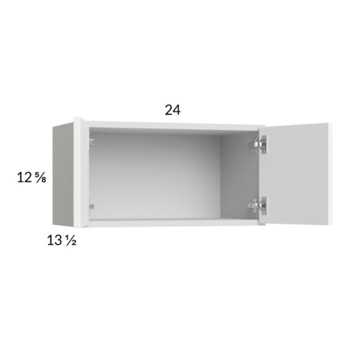 Euro Gloss White 24x12-5/8 Wall Cabinet