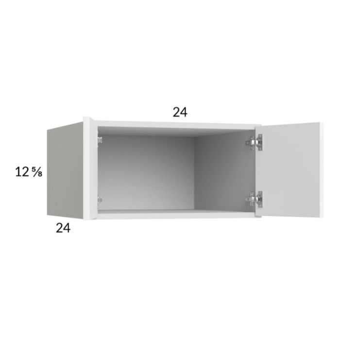 Euro Gloss White 24x12-5/8x24 Wall Cabinet