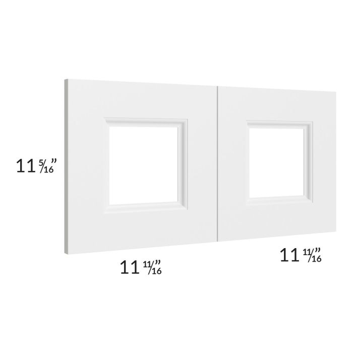 Providence White 24x12 Glass Door Only with Glass Included