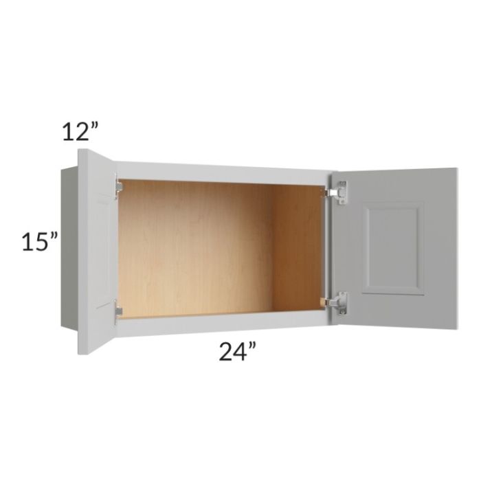 Tuscan Painted Grey 24x15 Wall Cabinet