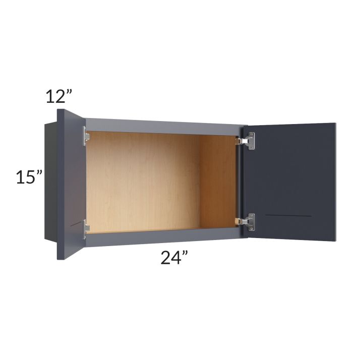 Vienna Indigo 24x15 Wall Cabinet