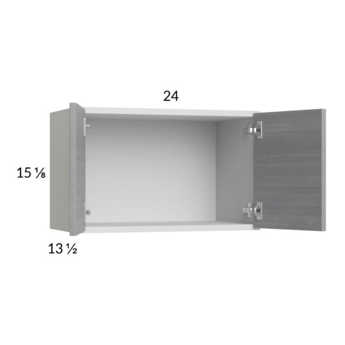 Euro Grey 24x15-1/8 Wall Cabinet