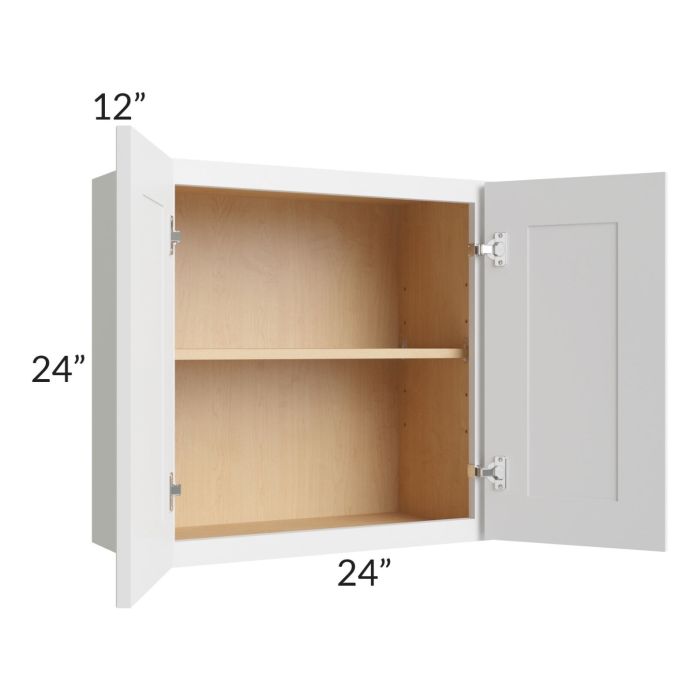 Bayville White 24x24 Wall Cabinet