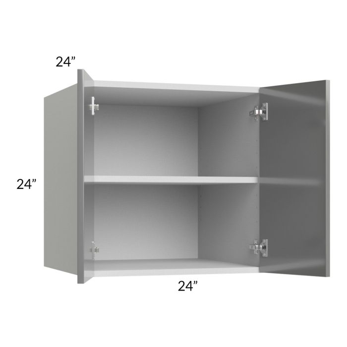 Milan Grey Gloss 24x24x24 Wall Cabinet