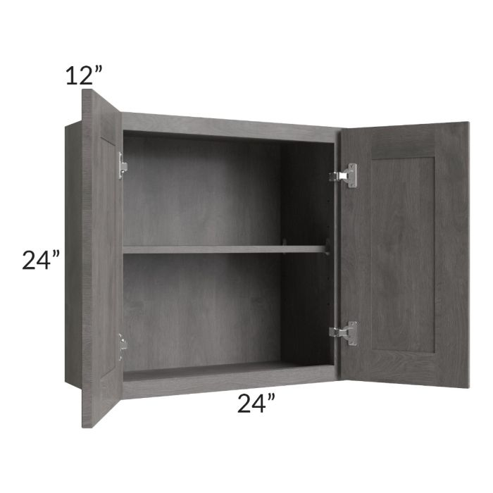 Providence Slate Grey 24x24 Wall Cabinet