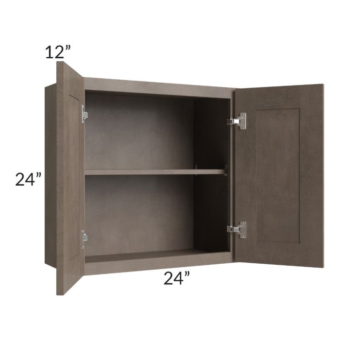 Providence Natural Grey 24x24 Wall Cabinet