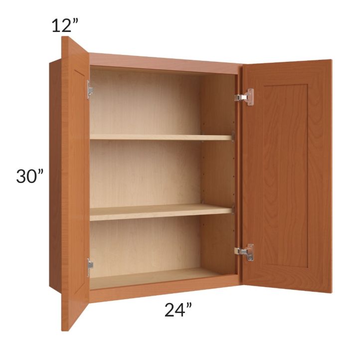 Lexington Cinnamon Glaze 24x30 Wall Cabinet