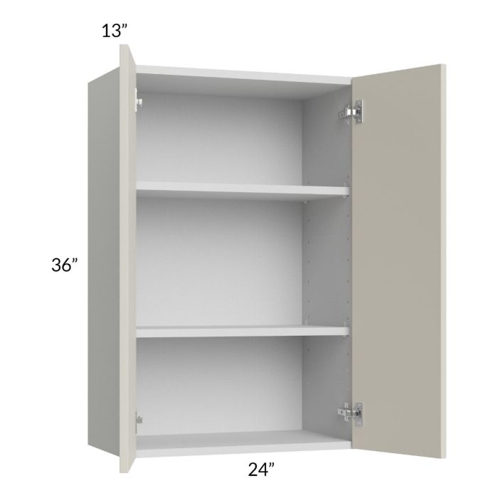 Milan Beige Matte 24x36 Wall Cabinet