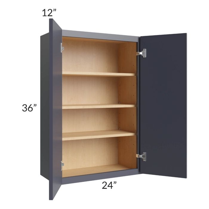 Vienna Indigo 24x36 Wall Cabinet