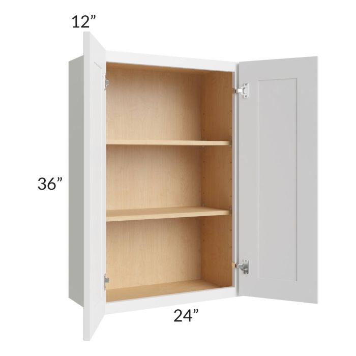 Bayville White 24x36 Wall Cabinet