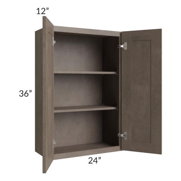 Providence Natural Grey 24x36 Wall Cabinet 