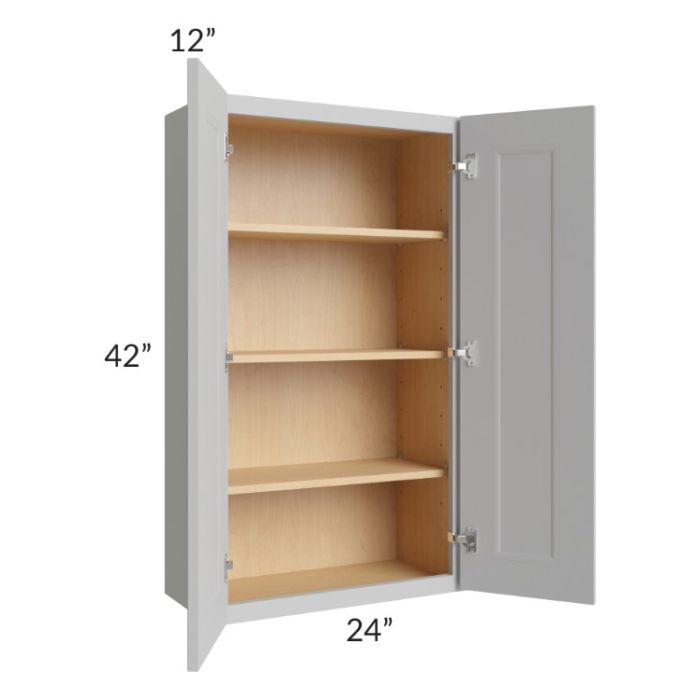 Tuscan Painted Grey 24x42 Wall Cabinet