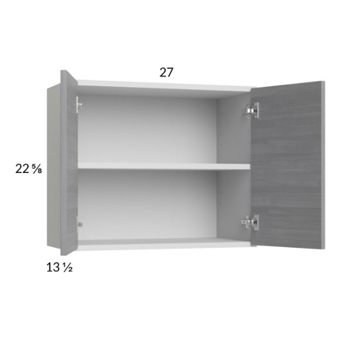 Euro Grey 27x22-5/8 Wall Cabinet