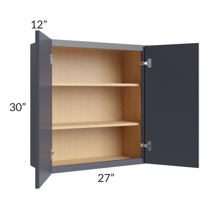 Vienna Indigo 27x30 Wall Cabinet