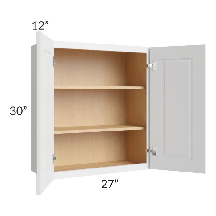 Charlotte White 27x30 Wall Cabinet