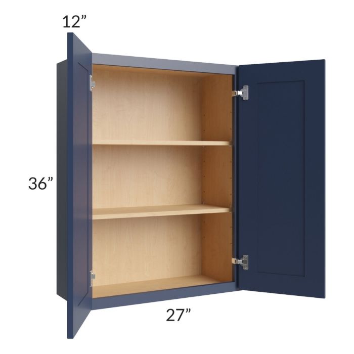 Bayville Blue 27x36 Wall Cabinet