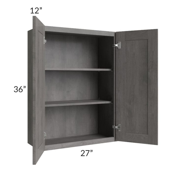 Providence Slate Grey 27x36 Wall Cabinet 