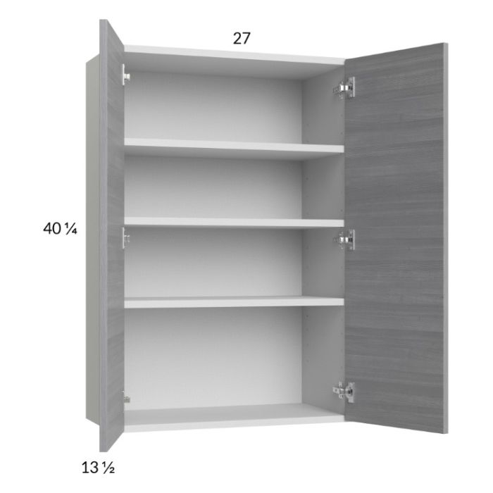 Euro Grey 27x40-1/4 Wall Cabinet
