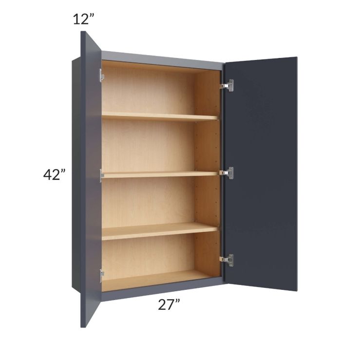Vienna Indigo 27x42 Wall Cabinet