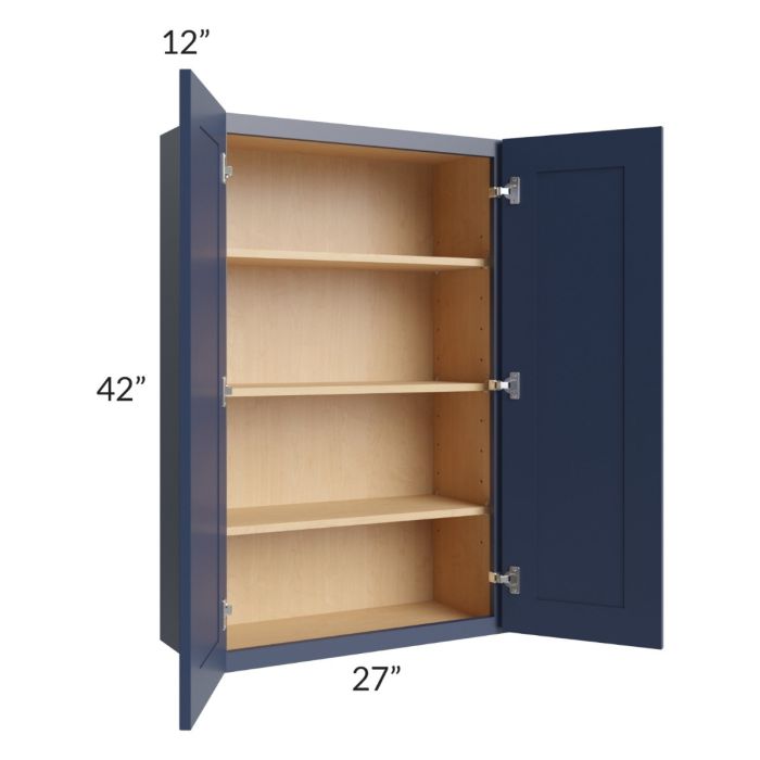 Bayville Blue 27x42 Wall Cabinet