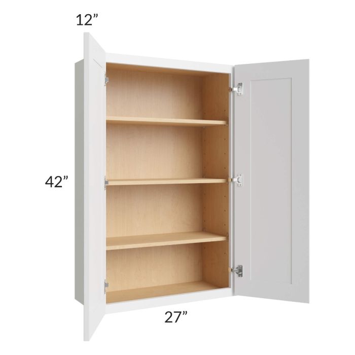 Bayville White 27x42 Wall Cabinet