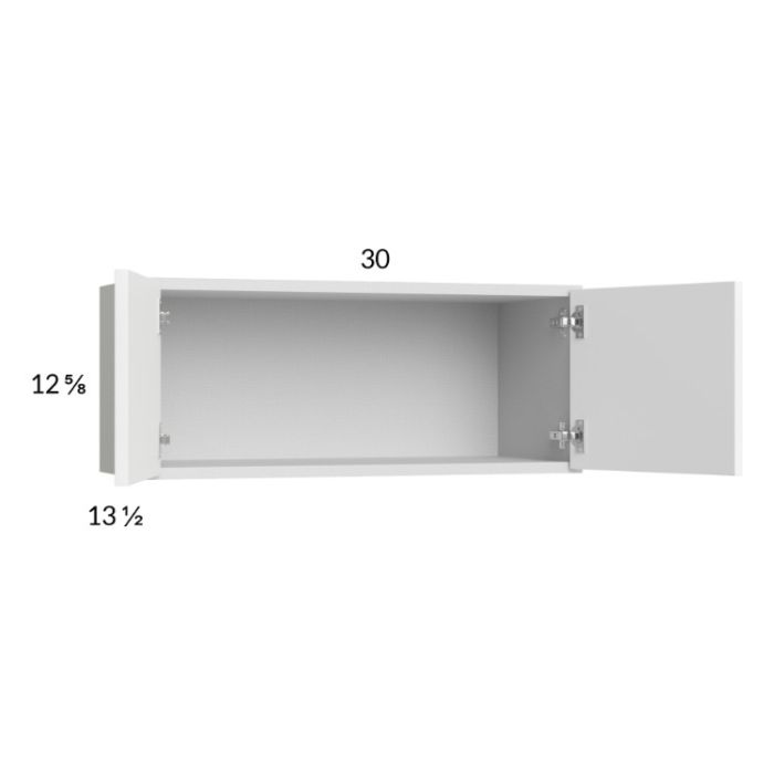 Euro Gloss White 30x12-5/8 Wall Cabinet