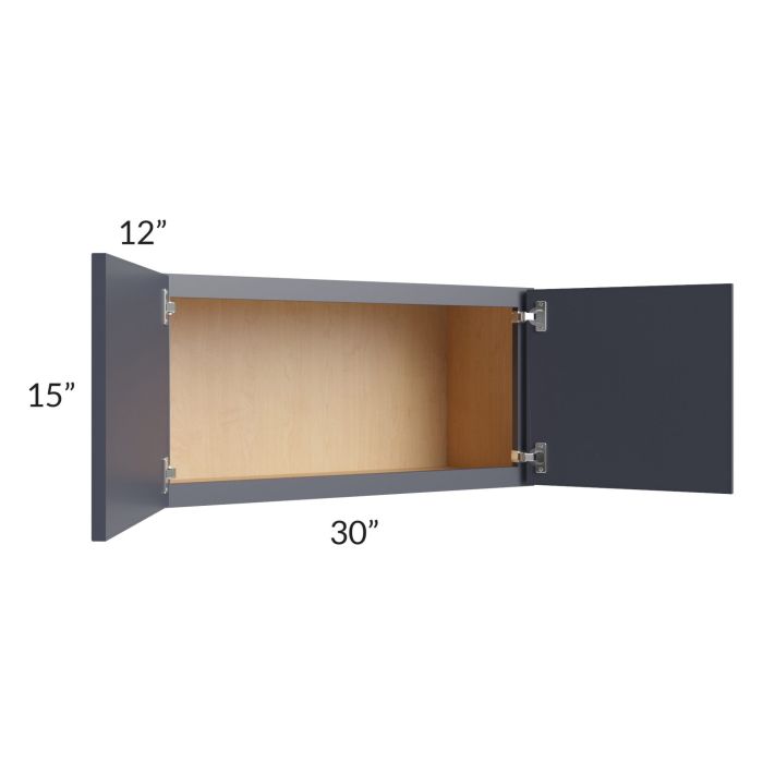 Vienna Indigo 30x15 Wall Cabinet