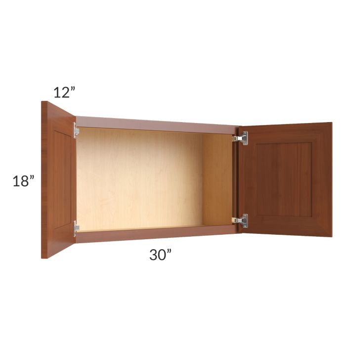 Phoenix Caramel Glaze 30x18 Wall Cabinet