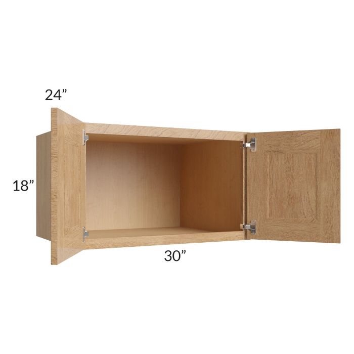 Tuscan Timber 30x18x24 Wall Cabinet