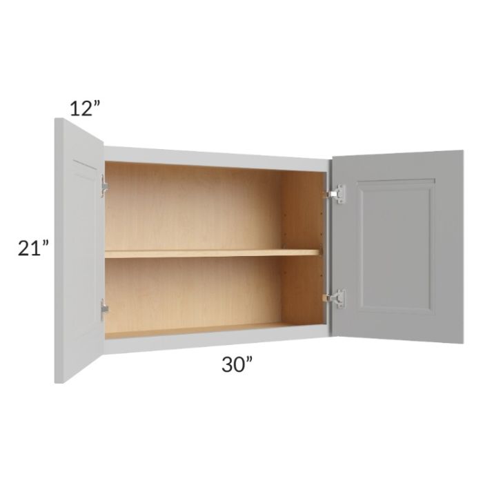 Tuscan Painted Grey 30x21 Wall Cabinet