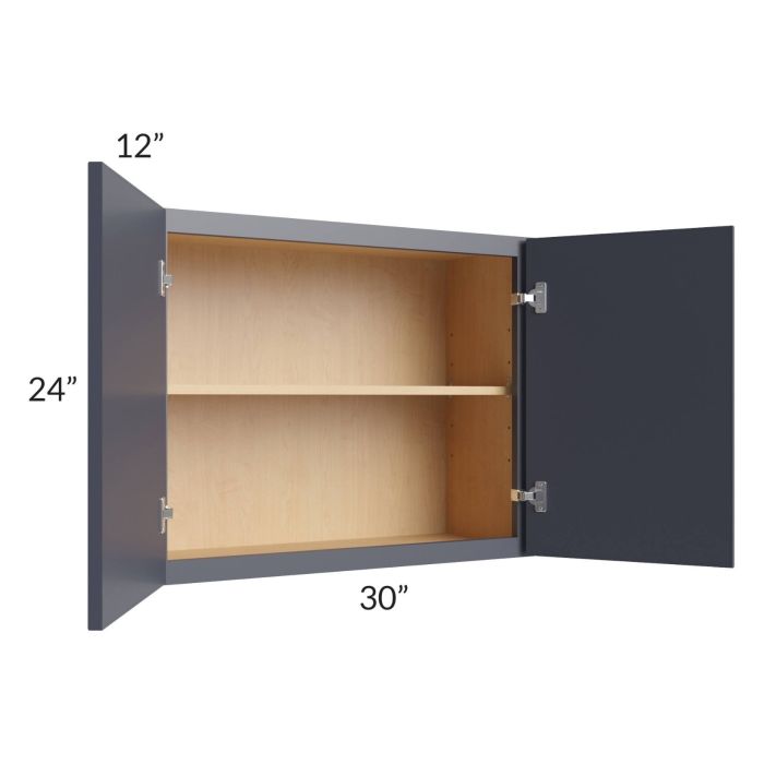 Vienna Indigo 30x24 Wall Cabinet