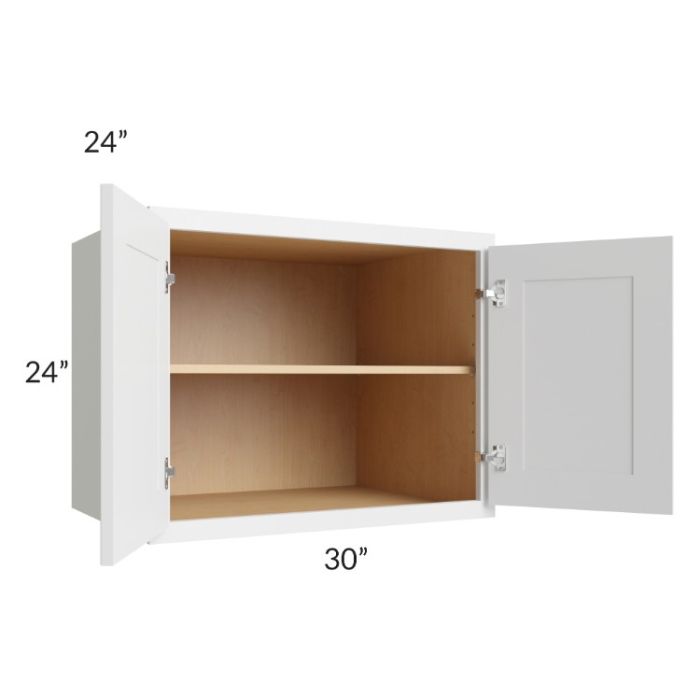 Stratus White 30x24x24 Wall Cabinet