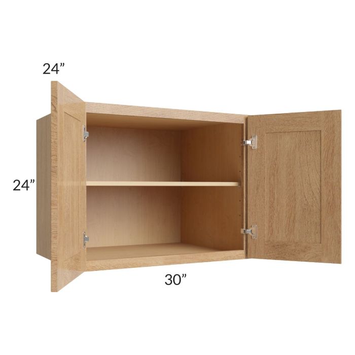 Midtown Timber Shaker 30x24x24 Wall Cabinet