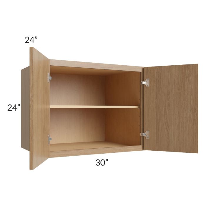 Township Rift Oak 30x24x24 Wall Cabinet