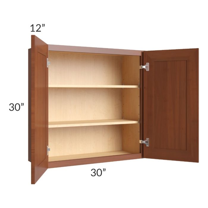 Phoenix Caramel Glaze 30x30 Wall Cabinet