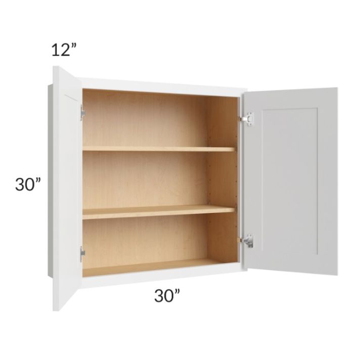 Stratus White 30x30 Wall Cabinet