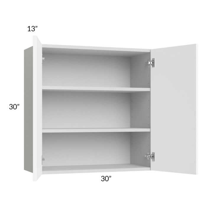 Milan White Matte 30x30 Wall Cabinet